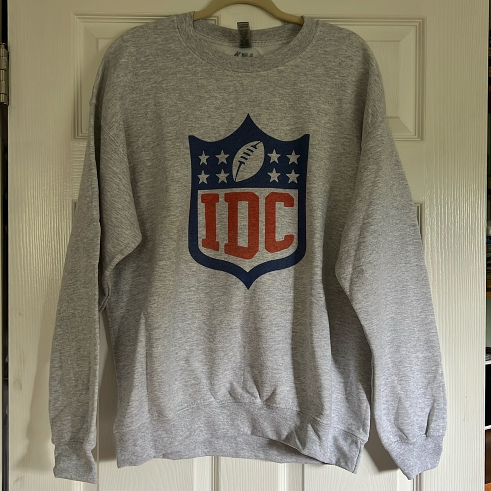 IDC football crewneck